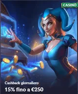 Cashback giornaliero 15 fino a 250 euro